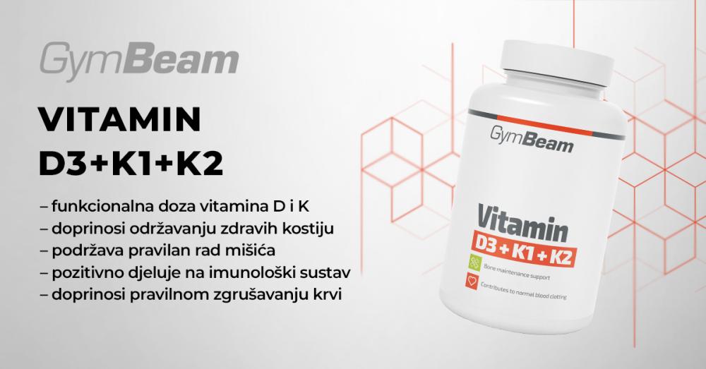 Vitamin D3+K1+K2 - GymBeam