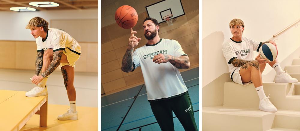 Prevelika varsity crna majica – GymBeam