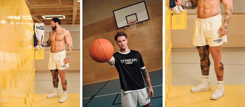 Varsity trenirke kratke hlače crne - GymBeam