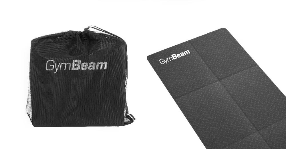 Sklopiva podloga Yoga Mat Black - GymBeam