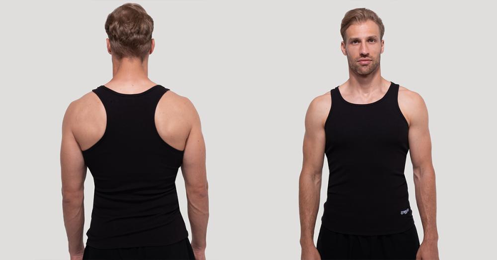 Tielko Persistence Ribbed Black - GymBeam