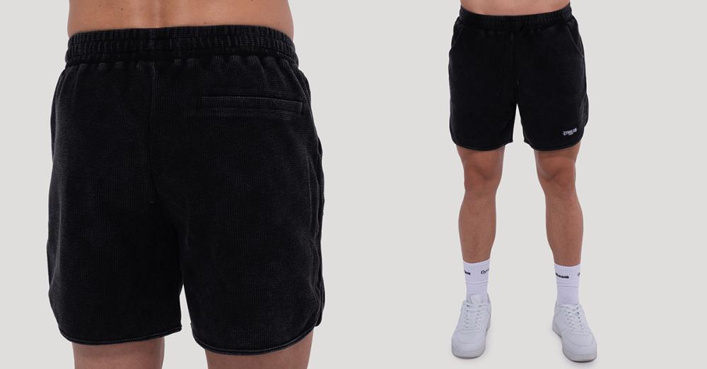Šortke Persistence Washed Black - GymBeam