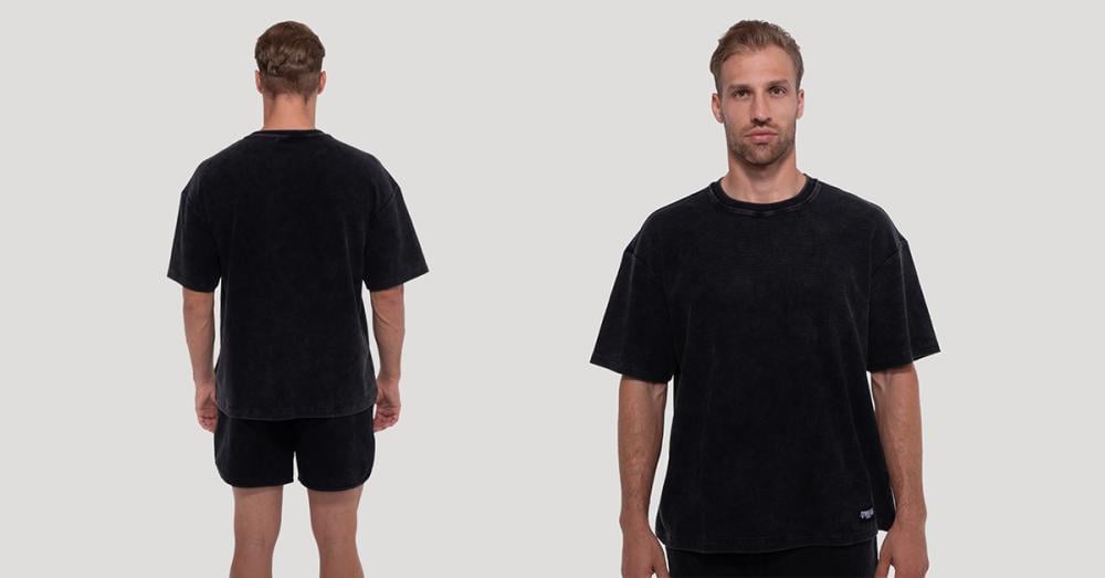 Tričko Persistence Washed Black - GymBeam