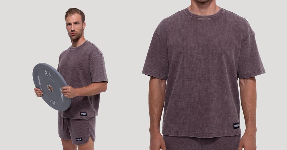 Tričko Persistence Washed Brown - GymBeam