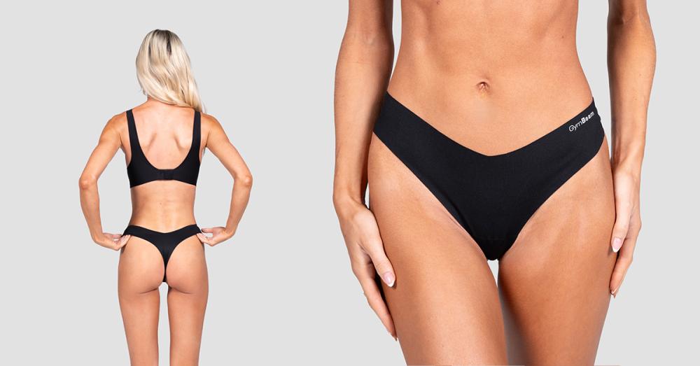Bešavne gaćice Comfy 3Pack crne - GymBeam