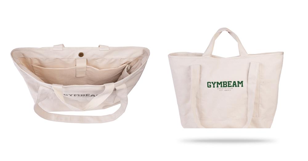 Athletic Club Bag bež – GymBeam