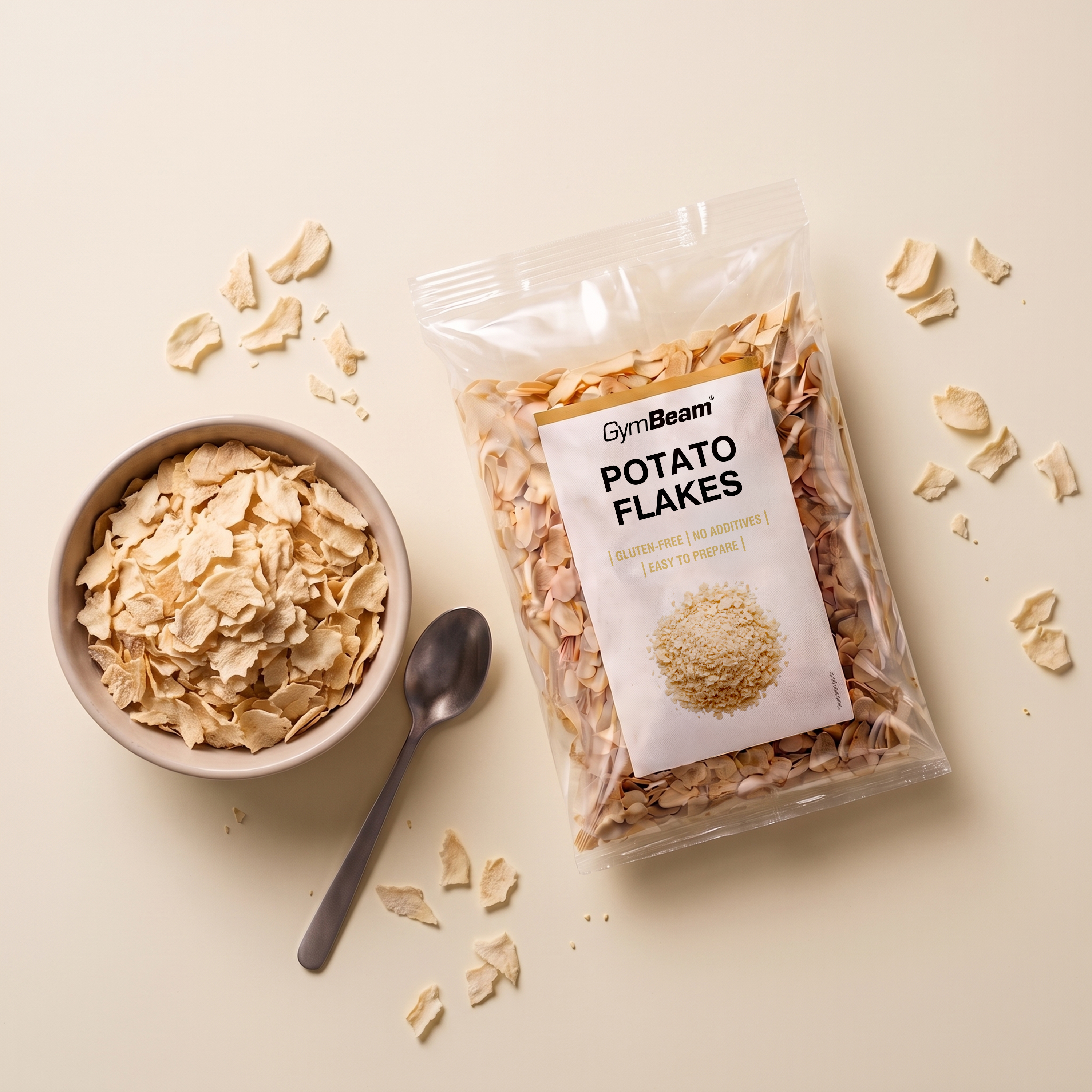 Potato Flakes - GymBeam 300 g