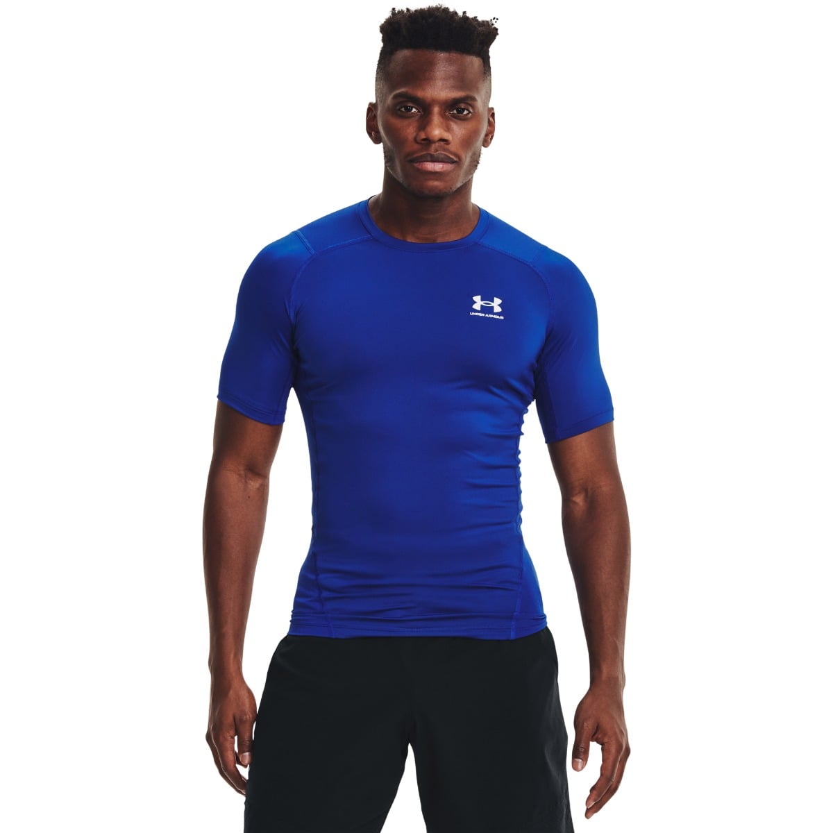 Muška kompresijska majica HG Armour Comp SS Blue - Under Armour