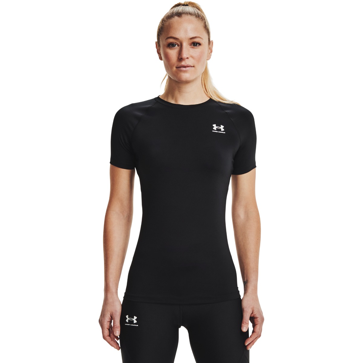 Ženska majica HG Authentics Comp SS Black - Under Armour