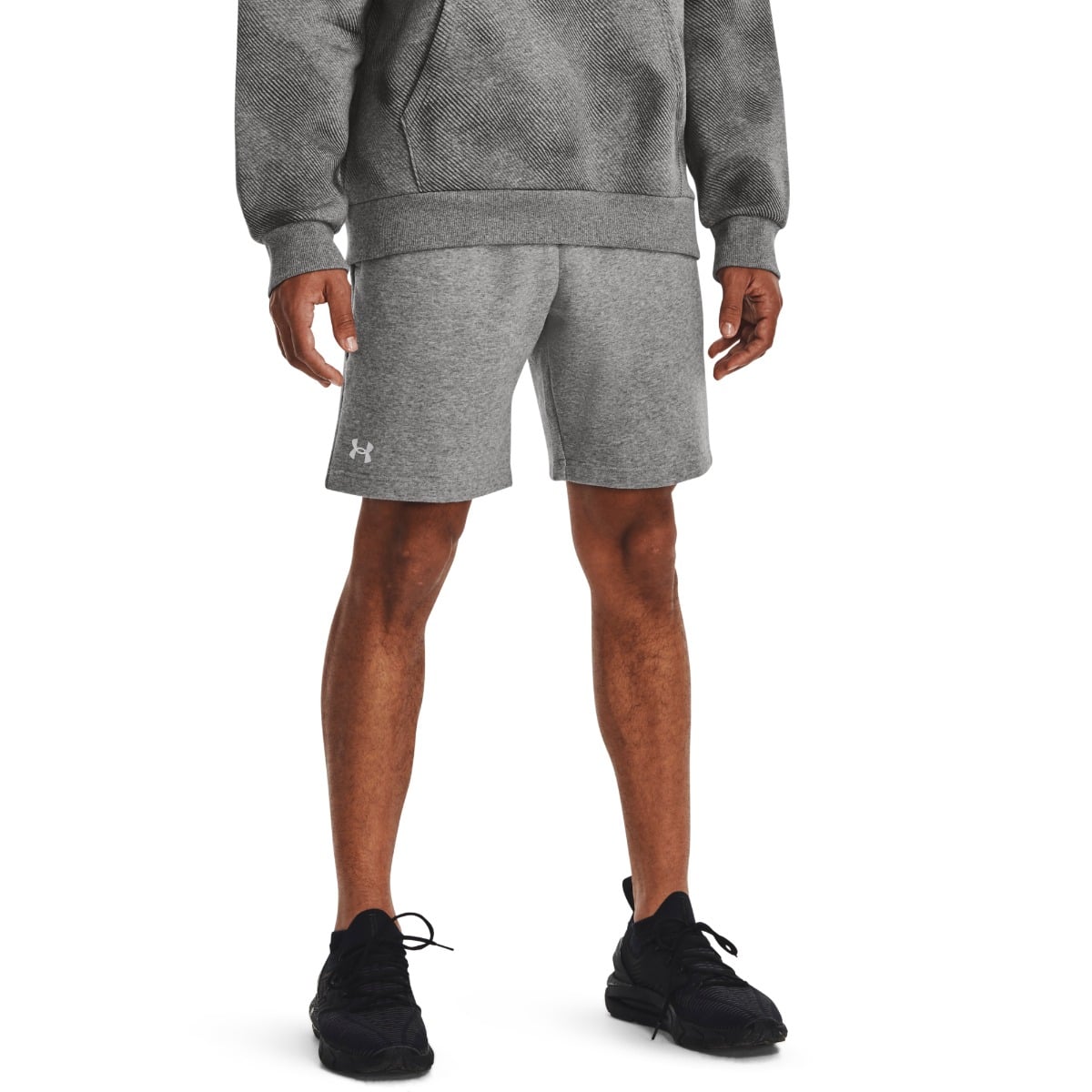 Kratke hlače UA Rival Fleece Grey - Under Armour