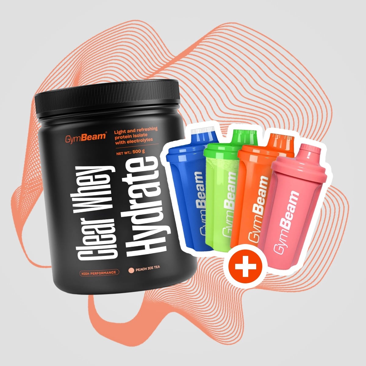 Clear Whey Hydrate - GymBeam + pokloni 
