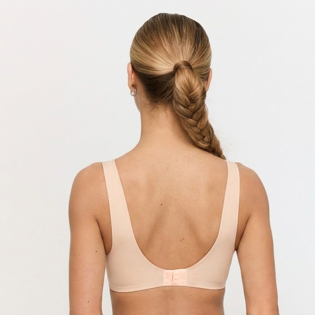 Grudnjak Comfy Seamless Beige - GymBeam