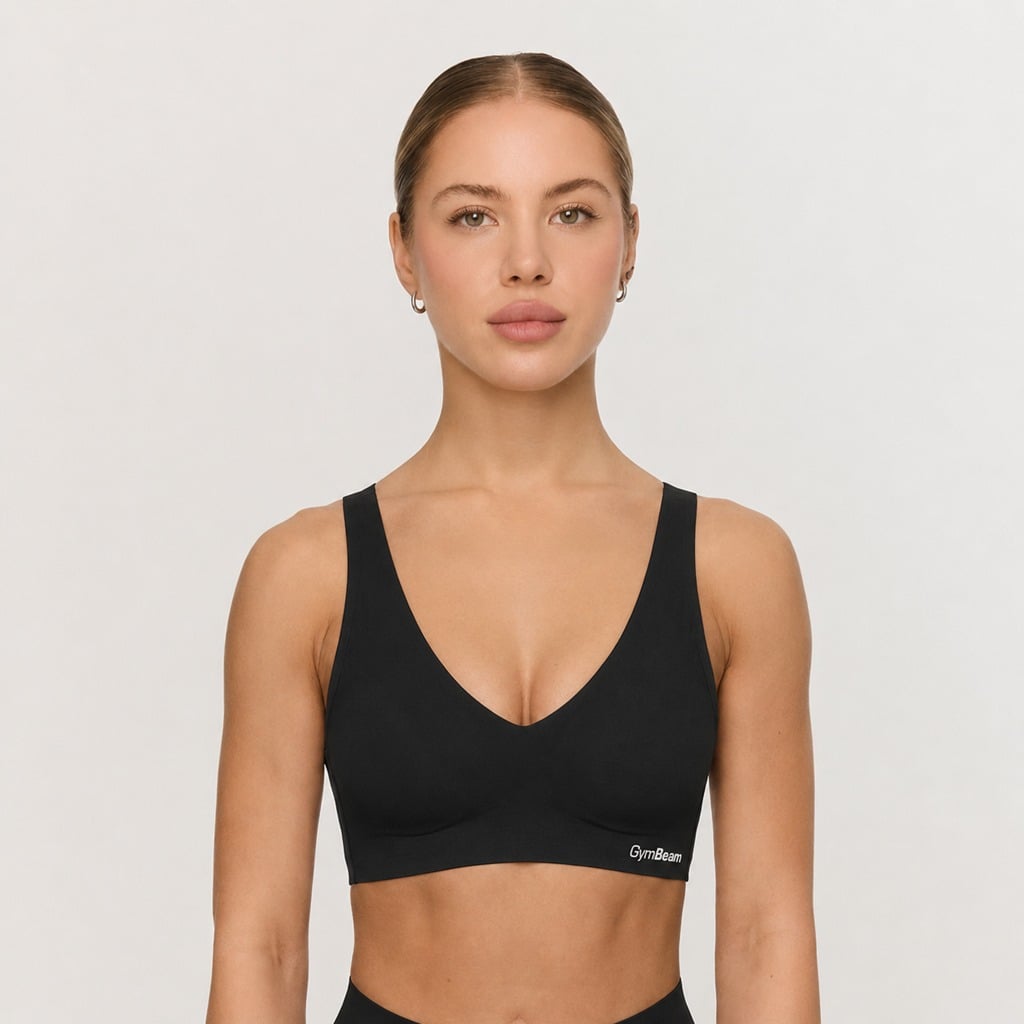 Grudnjak Comfy Seamless Black - GymBeam