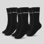 Čarape 3/4 Socks 3Pack Black - GymBeam M