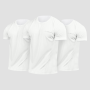 Muška majica TRN 3Pack White - GymBeam XXXL - 3pack