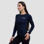 Ženska majica dugih rukava Basic Navy - GymBeam L