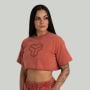Ženska majica CropTop Washed Terra - STRIX L