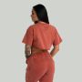 Ženska majica CropTop Washed Terra - STRIX L