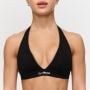 Fierce Halter Sports Bra Black - GymBeam XL