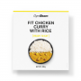 FIT Pileći curry s rižom Ready to eat - GymBeam 420 g