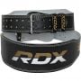Fitness remen 6“ Leather Black/Gold - RDX Sports L