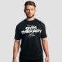 Majica Gym Therapy Black - GymBeam XXL