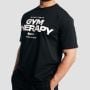 Majica Gym Therapy Black - GymBeam XXL