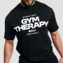 Majica Gym Therapy Black - GymBeam XXL