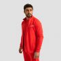 Muška dukserica Zip Up Limitless Hot Red - GymBeam L