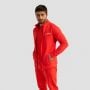 Muška dukserica Zip Up Limitless Hot Red - GymBeam L