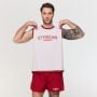 Men‘s Varsity Tank Top White - GymBeam XXXL