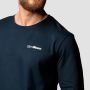 Muška majica dugih rukava Basic Navy - GymBeam XXXL