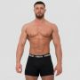 Men‘s FIT Boxers 3Pack Black - GymBeam XXXL