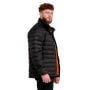 Muška puffer jakna Black/Orange - GymBeam XL