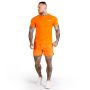 Muška majica Fitted TRN Orange - GymBeam XXL