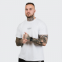 Majica kratkih rukava FIT White - GymBeam XXXL