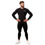 Kompresijska majica dugih rukava Mid black - GymBeam L