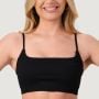 NEO Seamless Sports Bra Black - GymBeam XL