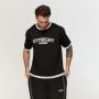 Oversized Varsity T-Shirt Black - GymBeam XXXL