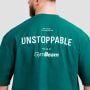 Muška oversized majica Unstoppable Green - GymBeam L