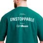 Muška oversized majica Unstoppable Green - GymBeam L