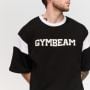 Muška majica Premium Heavyweight Varsity Black  - GymBeam XXL