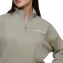 Ženska dukserica Agile 1/2 Zip Sage - GymBeam XL
