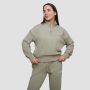 Ženska dukserica Agile 1/2 Zip Sage - GymBeam XL