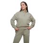 Ženska dukserica Agile 1/2 Zip Sage - GymBeam XL