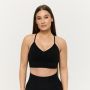 Sportski grudnjak Sculpt Seamless Black - GymBeam XL