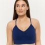 Sportski grudnjak Sculpt Seamless Navy - GymBeam L