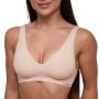 Seamless grudnjak Beige - GymBeam XS