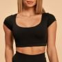 Ženska majica Cropped Sense Black - BeastPink XS
