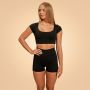 Ženska majica Cropped Sense Black - BeastPink XS